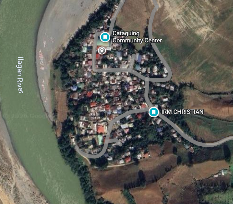 Map of Cataguing, San Mariano